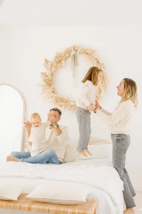 meubles bonheur enfant gris marron